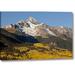 Millwood Pines 'Colorado, San Juan Mts Wilson Peak' Photographic Print on Wrapped Canvas in Blue/Gray/Yellow | 10 H x 16 W x 1.5 D in | Wayfair