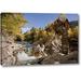 Millwood Pines Co, Gunnison Nf the Landmark Crystal Mill by Don Grall - Photograph Print on Canvas in Brown/Yellow | 10 H x 16 W x 1.5 D in | Wayfair