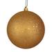 Vickerman 571279 - 6" Copper Gold Sequin Ball Christmas Tree Ornament (4 pack) (N591533DQ)