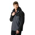 Regatta Men Barric Waterproof And Breathable Thermoguard Insulated Hooded Jacket - Seal Grey/Black, 3X-Large