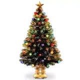 National Tree Company 4-ft. Multicolor Fiber-Optic Artificial Christmas Tree Floor Decor, Green