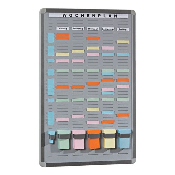 EICHNER T-Card Systemtafel 5+1 (35 Fächer) grau Image