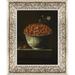 Astoria Grand 'The Raspberry Bowl' Framed Graphic Art Print Paper, Wood in Black/Orange | 22 H x 18 W x 1.75 D in | Wayfair