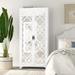Langley Street® Eckhart Armoire Wood in White | 76.5 H x 36 W x 16 D in | Wayfair A35710F3D5024585AF6A891C11015F93