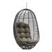 Panama Jack Outdoor Porch Swing Wicker/Rattan in Gray | 50 H x 35 W x 23.5 D in | Wayfair PJO-1601-GRY-HC/SU-737