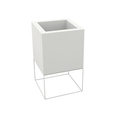 Vondom »VELA« Cubo Outdoor Pflanzengefäss 60x60x100cm / Lackiert Hochglanz / Red