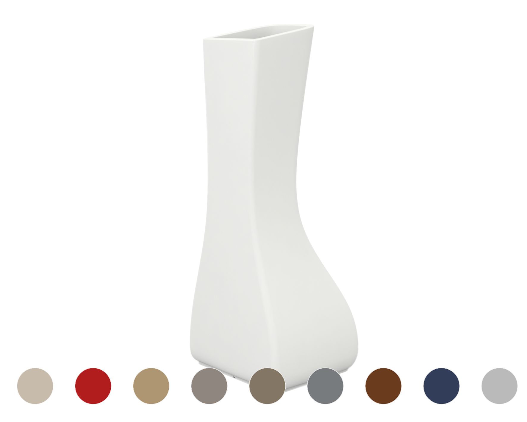 Vondom »NOMA« Mellizas Outdoor Pflanzengefäss Lackiert Hochglanz / Navy / B 71 x H 175 x T 70 cm Image