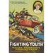 Buyenlarge Fighting Youth - Unframed Vintage Advertisement Poster Print in Brown/Green | 66 H x 44 W x 1.5 D in | Wayfair 0-587-62333-LC4466