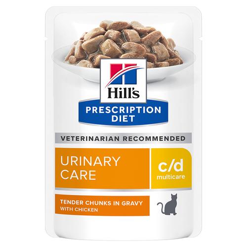 24x85g c/d Urinary Care Hill's Prescription Diet Katzenfutter nass