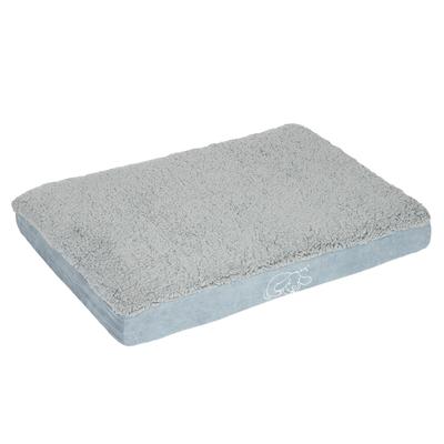 Hundebett Memory eckig, grau 121x74x10cm