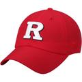 Men's Top of the World Scarlet Rutgers Knights Primary Logo Staple Adjustable Hat