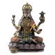 SUMMIT COLLECTION SS-Y-7854 Bronze Hindu Goddess Lakshmi On Lotus Hinduism Display Statue