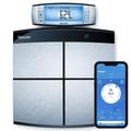 Beurer BF 105 Bodycomplete body scales - Full body analysis - Measures body fat and muscle mass - Connected scales with app - removable XXL display