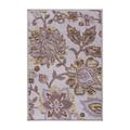 White 24 x 0.18 in Area Rug - Charlton Home® Ezra Traditional Bohemian Floral NonSlip Indoor Runner or Area Rug Nylon | 24 W x 0.18 D in | Wayfair