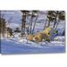 World Menagerie Canada, Wapusk NP Polar Bear Cub w/ Its Mother by Cathy - Gordon Illg - Wrapped Canvas Photograph Print Canvas in Blue/Green | Wayfair