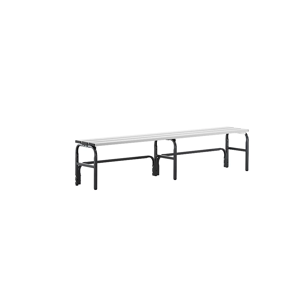 Banc de vestiaire avec lattes en aluminium Sypro