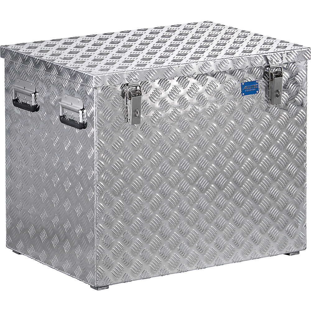 Caisse de transport en tôle striée d'aluminium - kaiserkraft