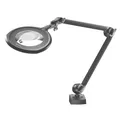 Waldmann Lampe loupe à diodes LED TEVISIO, modèle antistatique, diode 16 W, tige 400 / 384 mm, noir