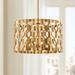 Metropolitan Coronade 18"W 4-Light Pandora Gold Leaf Pendant