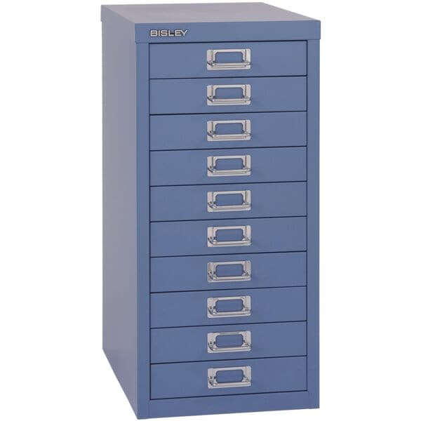 Bisley Schubladenschrank »MultiDrawer« A4, einbahnig, 10 Schübe blau, 27.9x59x38 cm