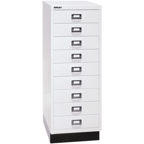 Bisley Schubladenschrank »MultiDrawer« A3, einbahnig, 9 Schübe weiß, 34.9x94x43.2 cm