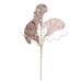 Vickerman 552094 - 20" Rose Gold Fiddle Leaf Fig Glitter Spray (3 pack) (OF181158)