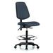 Symple Stuff Jalynn Drafting Chair Upholstered in Black/Brown | 43 H x 24 W x 25 D in | Wayfair 8DF970388916444C91B8A7C8F9585537