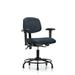 Symple Stuff Ian Ergonomic Drafting Chair Upholstered, Steel in Gray | 32.5 H x 27 W x 25 D in | Wayfair D170E44512C54A31B89EDFCD859E8200