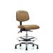 Symple Stuff Evangeline Drafting Chair Upholstered/Metal in Black/Brown | 32.5 H x 26 W x 26 D in | Wayfair 7DEEEA6B71E146B9A800D64136EDAA2C