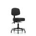 Symple Stuff Norma Round Tube Base Desk Height Adjustable Ergonomic Office Chair Metal in Gray/Brown | 40.25 H x 25 W x 25 D in | Wayfair