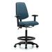 Symple Stuff Carli Ergonomic Drafting Chair Upholstered in Gray | 43 H x 25 W x 25 D in | Wayfair 1962A3F289164D0C98D3CC34ABEFAE45