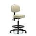 Symple Stuff Sybil High Bench Height Adjustable Lab Stool Plastic/Metal in Gray | 49.25 H x 25 W x 25 D in | Wayfair