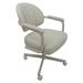 Red Barrel Studio® Delvale Task Chair Upholstered/Metal in Gray | 36 H x 22.5 W x 22 D in | Wayfair 7668A976198B47839FAEDE1F243F5373