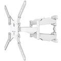 ONKRON White TV Bracket For Wall 37" - 70" TVs & Screens, Full Motion TV Wall Mount up to 36,4 kg - Universal TV Wall Bracket VESA 100x100-400x400/Rotating TV Wall Bracket Tilt and Swivel M5-W White