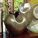 Global Views Plait Table Vase-Silver Haze-Round Ceramic in Gray | 14 H x 14 W x 14 D in | Wayfair 1.10032
