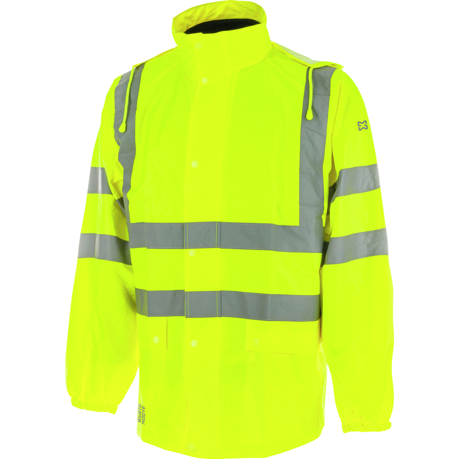 Veste de pluie haute visibilité EN 20471 3.2 et EN 343 3.1 Würth MODYF jaune