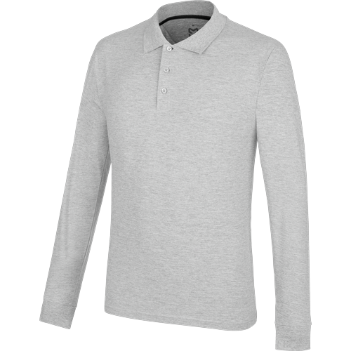 Polo manches longues Job+ Würth MODYF Gris