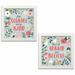 Winston Porter 'Wildflower Daydreams I Dont Be Afraid & II Have Courage' 2 Piece Textual Art Set Paper | 0.75 D in | Wayfair