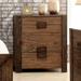 Foundry Select Rahmir 3 Drawer 38" W Chest Wood in Brown | 51 H x 32 W x 18 D in | Wayfair 9898749BD953407B85E78B8970100632