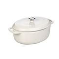 Lodge 7 Quart Enameled Cast Iron Dutch Oven Enameled Cast Iron/Cast Iron in White | 7.13 H x 10.25 W in | Wayfair EC7OD13