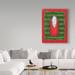 The Holiday Aisle® 'Santa On Green 2' Acrylic Painting Print on Wrapped Canvas Canvas | 24 H x 18 W x 2 D in | Wayfair