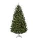 The Holiday Aisle® 7.5' Green Pine Artificial Christmas Tree w/ 800 Clear White Lights in Green/White | 90 H x 63 W in | Wayfair