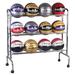 Champion Sports Ball Cart Freestanding Sports Rack Metal | 40 H x 41 W x 17 D in | Wayfair CHSBRC3