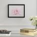 House of Hampton® 'Rose Pink Rose' Framed Photographic Print on Canvas Canvas, Wood | 11 H x 14 W x 0.75 D in | Wayfair