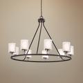 Studio 5 45" Wide Painted Bronze 9-Light Chandelier