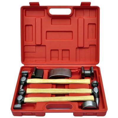 Vidaxl - 7-tlg. Karosserie-Ausbeulset Ausbeulhammer Dellen-Reparatur-Set Image