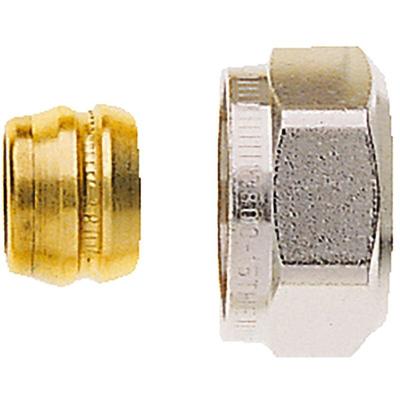 Heimeier - imi Klemmverschraubung vernickelt für Kupfer- und Stahlrohr 15mm und m 24x1,5 Image