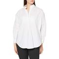 French Connection Women's Rhodes POPLIN Popover Shirt, White (Linen White), 10 (Size: S)