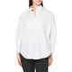 French Connection Women's Rhodes POPLIN Popover Shirt, White (Linen White), 10 (Size: S)