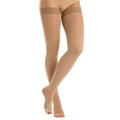 Relaxsan M1070A (Beige, Sz.4) Cotton open-toe medical compression hold up stockings - Class 1 (15-21 mmHg)